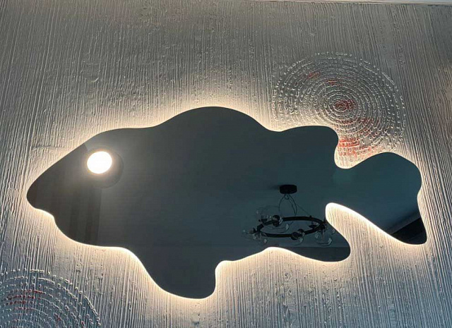 Зеркало с подсветкой "Рыба"
